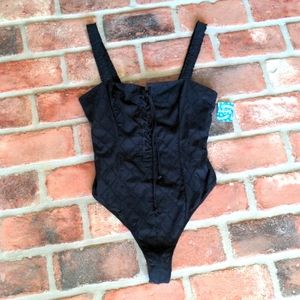 Free People Eyelet Bodysuit